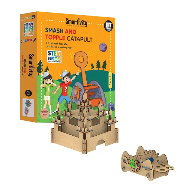 Smartivity Smash and Topple Catapult