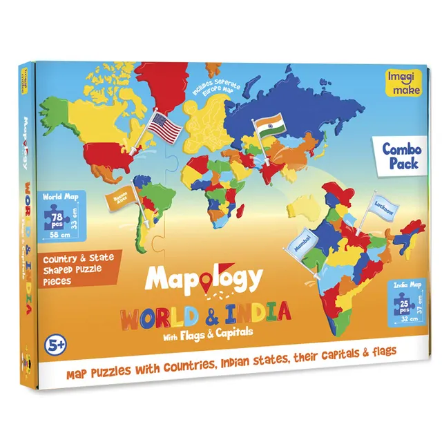 Imagimake Mapology World And India