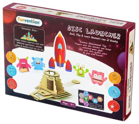 Funvention Disc Launcher DIY Science Educational Toy