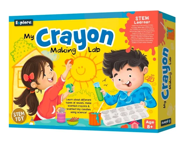 Explore My Crayon Making Lab