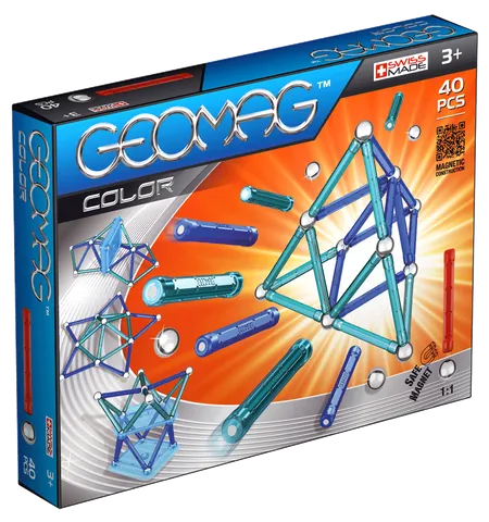 Geomag Magnetic Color Construction Toys 40 pcs