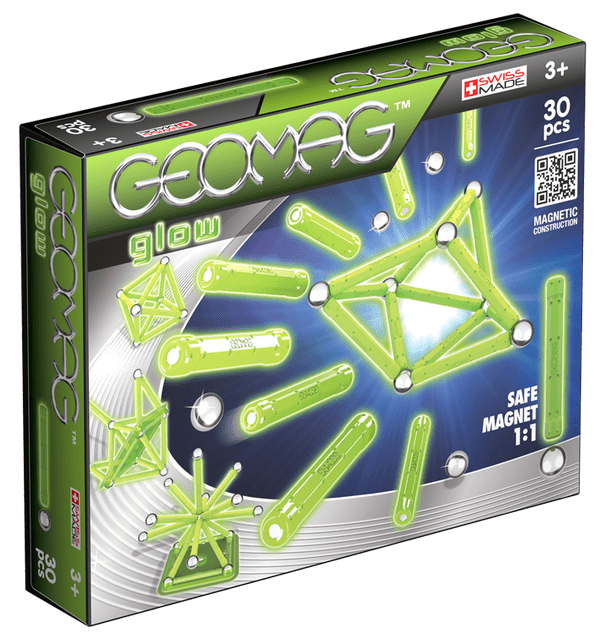 Geomag Magnetic Glow Construction Toys 30 pcs