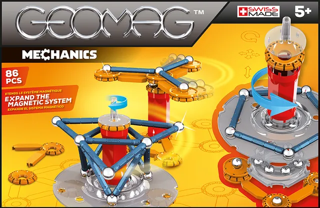 Geomag Magnetic Mechanics Construction Toys 86 pcs