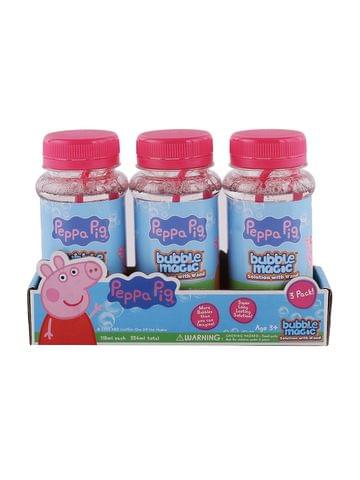 Bubble Magic 3 Pack 118 ML Solution with Wand Peppa Pig