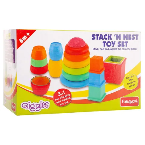 Giggles Stack 'N Nest Toy Set