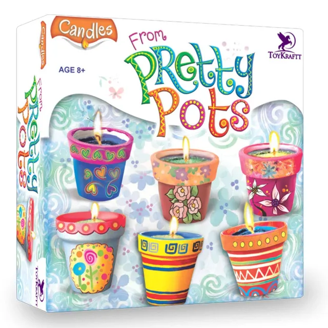 Toy Kraft Candles From Pretty Pots