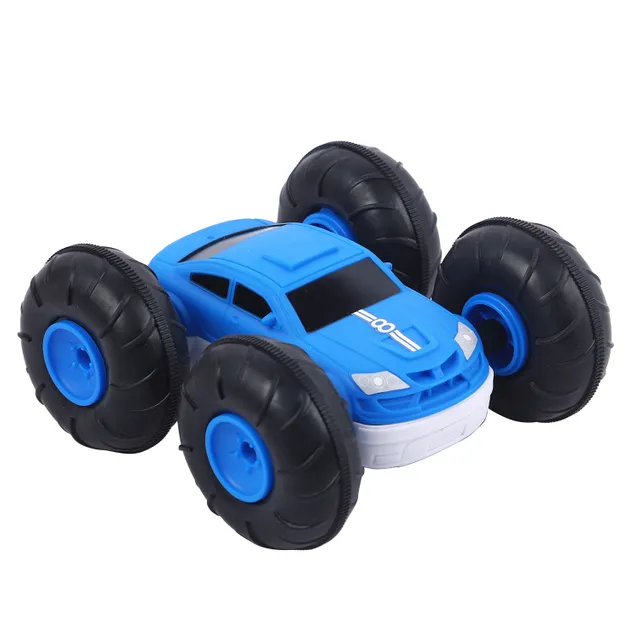 Sharper Image Remote Controlled Cars Flip Stunt Rally Car Blue