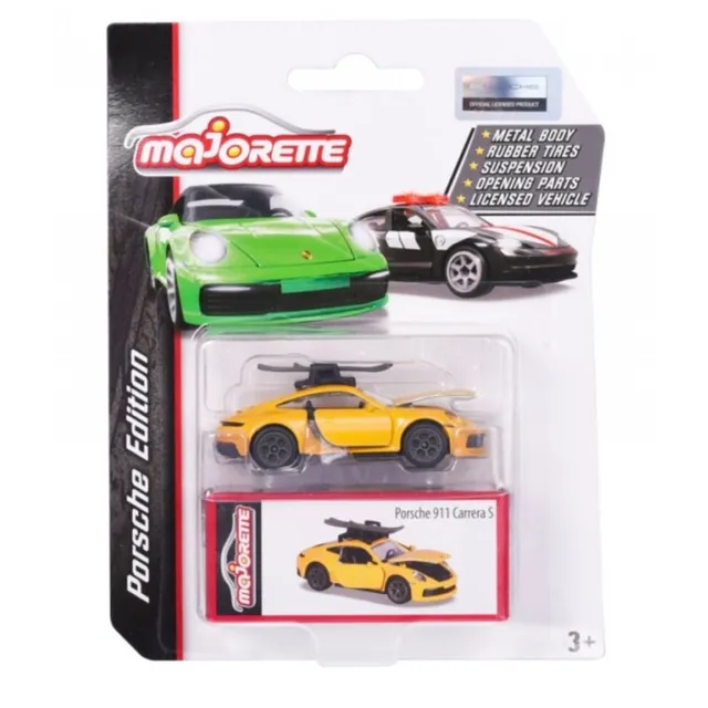 Majorette Porsche Edition - Porsche 911 Carrera S Yellow
