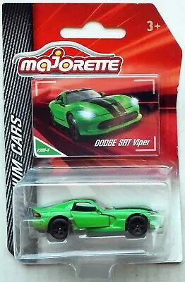 Majorette Die Cast Premium Cars Dodge SRT Viper Green