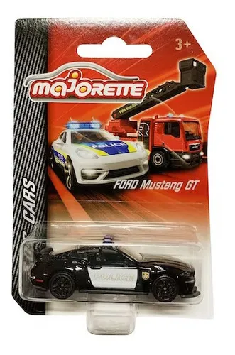 Majorette SOS Cars Ford Mustang GT Police Black