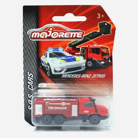 Majorette SOS Cars Mercedes Benz Zetros Fire Brigade