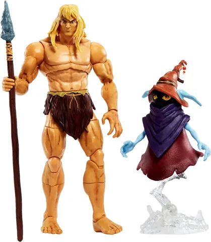 Masters of the Universe Revelation Savage He-Man & Orko Figure with Floating Base