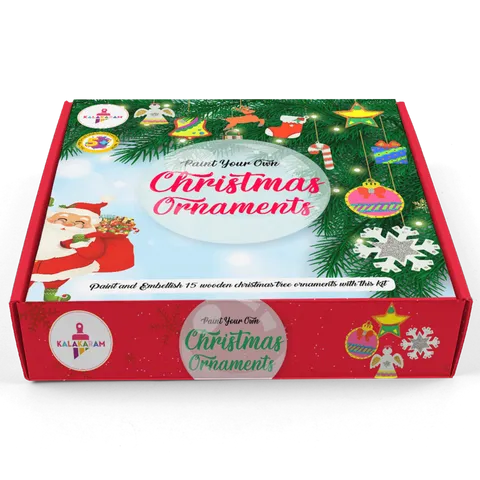 Kalakaram Christmas Ornaments Painting Kit