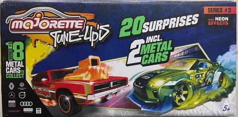 Majorette Tune-Ups Series 3 With Neon Effects 20 Surprises Including 2 Metal Cars