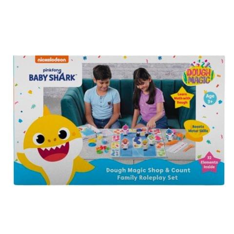 Winmagic Dough Magic Shop & Count Family Roleplay Set – Baby Shark