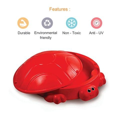 Ok Play Sandpit Junior Red