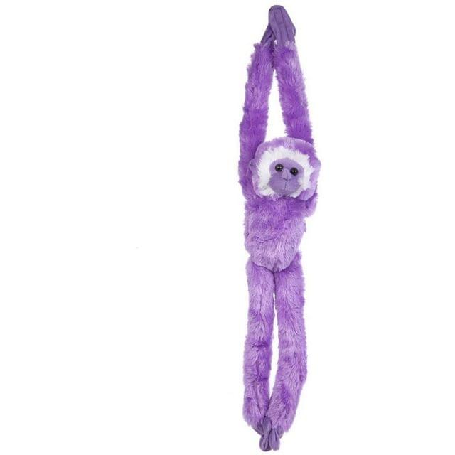 Wild Republic Hanging Monkey Vibe Purple 20 inches