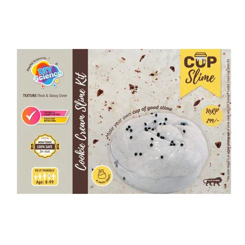 DIY Science Cup Slime - Cookie Cream