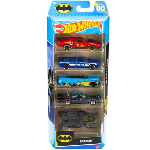 Hot Wheels 5 Car Pack - Batman