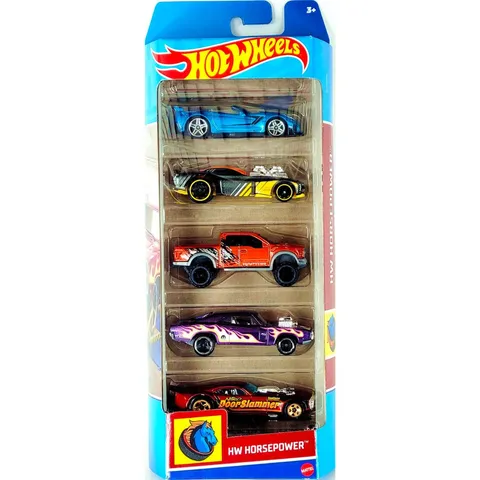 Hot Wheels 5 Car Pack - Horsepower