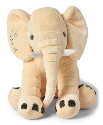 Mi Arcus Stampy Knitted Elephant Soft Toy - Tender Peach
