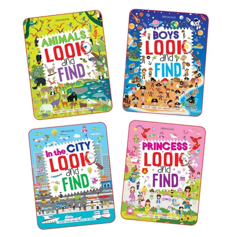 Dreamland Publications - Look and Find Series  (A set of 4 Books)
