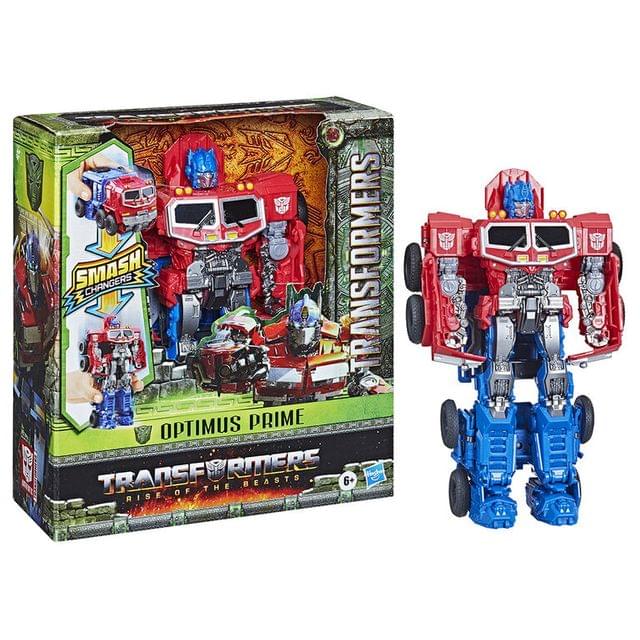 Hasbro Transformers: Rise of the Beasts Movie, Smash Changer Optimus Prime Action Figure 9-inch