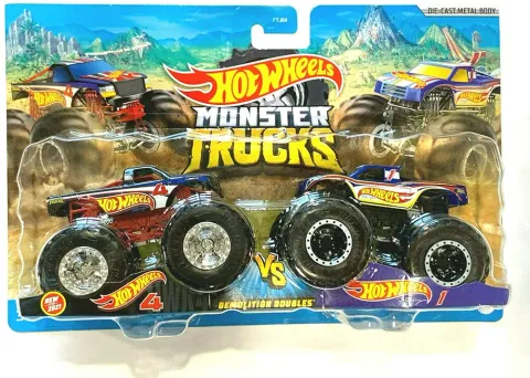 Hot Wheels Monster Trucks Racing 4 Vs Racing 1