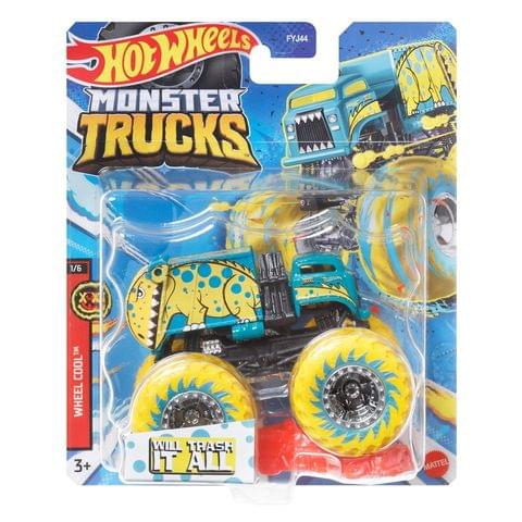 Hot Wheels Monster Trucks Wheel Cool - Will Trash it All