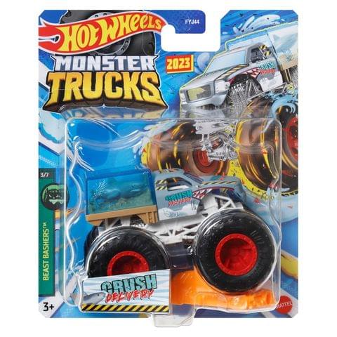 Hot Wheels Monster Trucks Beast Bashers - Crush Delivery