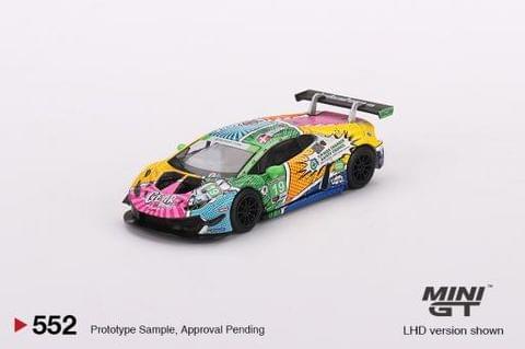 Mini GT Lamborghini Huracan GT3 Evo 19 Gear Racing 2020 IMSA Daytona