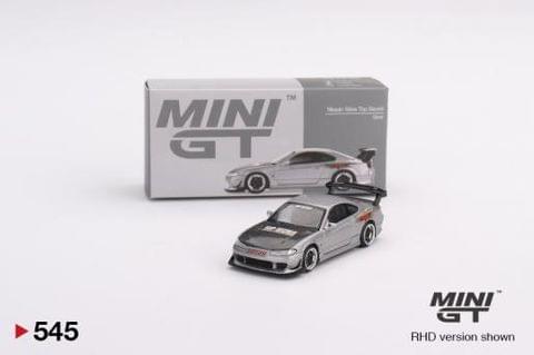 Mini GT Nissan Silvia Top Secret S15 Silver