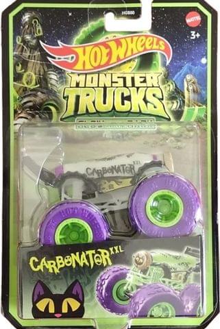 Hot Wheels Monster Trucks Glow in the Dark - Carbonator XXL