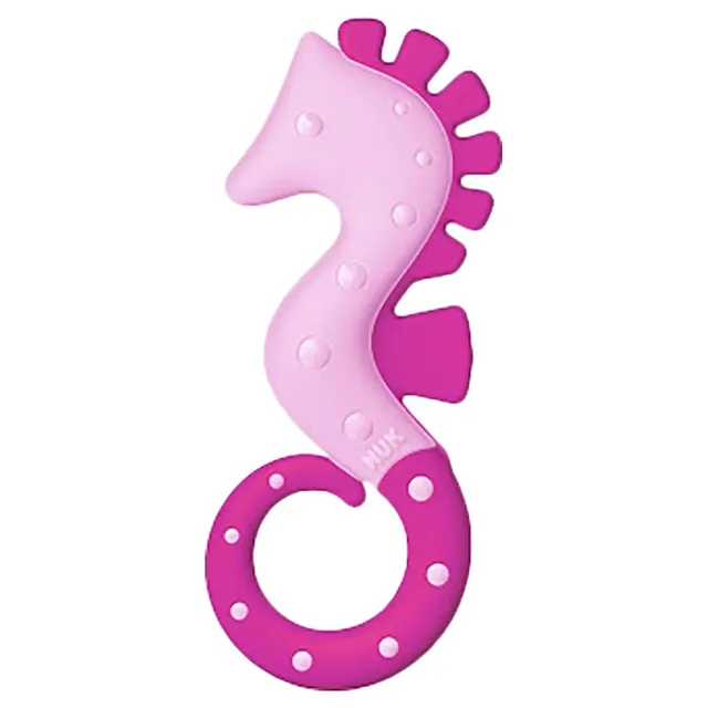 Nuk All Stages Seahorse Teether - Pink