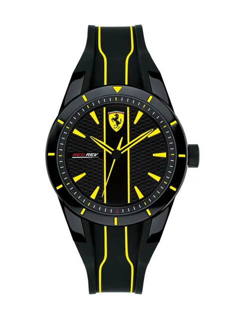 Ferrari Men's Silicone Strap Analog Watch 830480