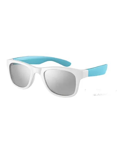 Koolsun Wave Kids Sunglasses White Aquarius 3 +