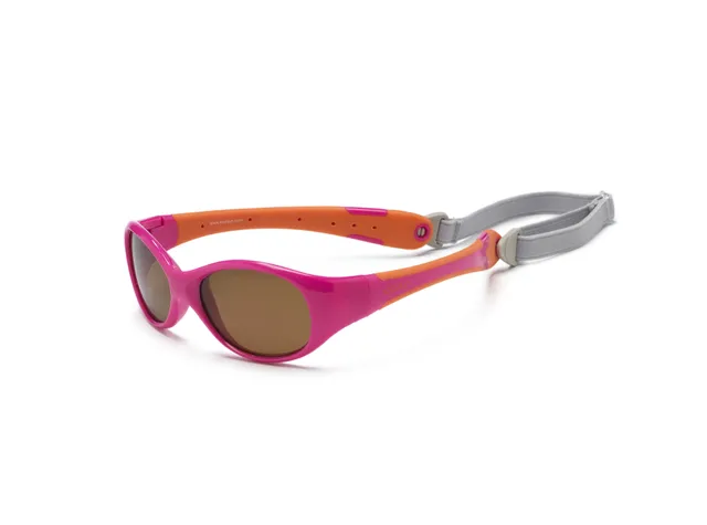 Koolsun Flex Kids Sunglasses Hot Pink Orange 0+