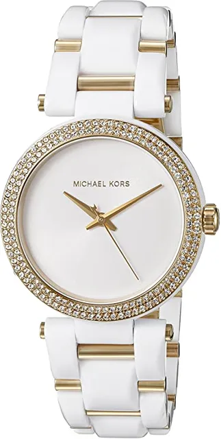 Michael Kors Womens Quartz Watch, Analog Display and Stainless Steel Strap MK4315
