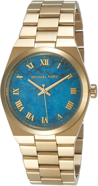 Michael Kors Womens Quartz Watch, Analog Display and Stainless Steel Strap MK5894