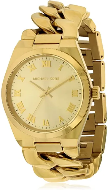 Michael Kors Womens Quartz Watch, Analog Display and Stainless Steel Strap MK3393