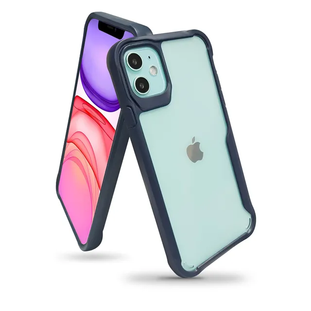 O Ozone Bumper Case For iPhone 11 Transparent Cover, Xtreme Series [ Support Wireless Charging ] Slim Lightweight TPU Case [ Raised Bezel Protection ][ Designed for Apple iPhone 11 Case ] - Blue