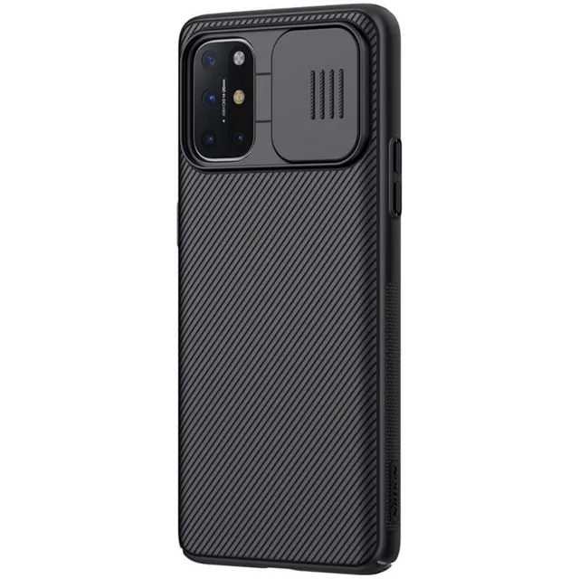 Nillkin Case Compatible with Oneplus 8T Cover, Hard CamShield with Camera Slide, Drop Protection Cover [Built-in Lens Protector][ Designed Case for Oneplus 8T / 8T+ 5G ] - Black