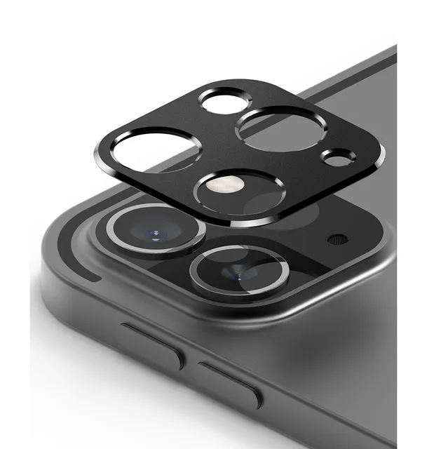 Ringke Camera Styling iPad Pro (2020) Camera Lens Protector Ring Aluminum Frame [ Designed Lens Protector for iPad Pro (2020) 11", iPad Pro 12.9" (2020) ] - Black