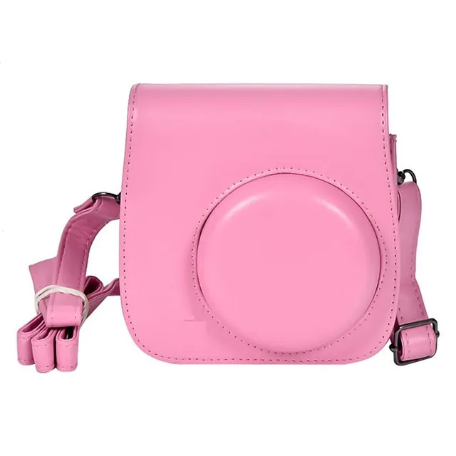 Ozone Instax Mini 8/8+ PU Leather Camera Case Bag - Pink