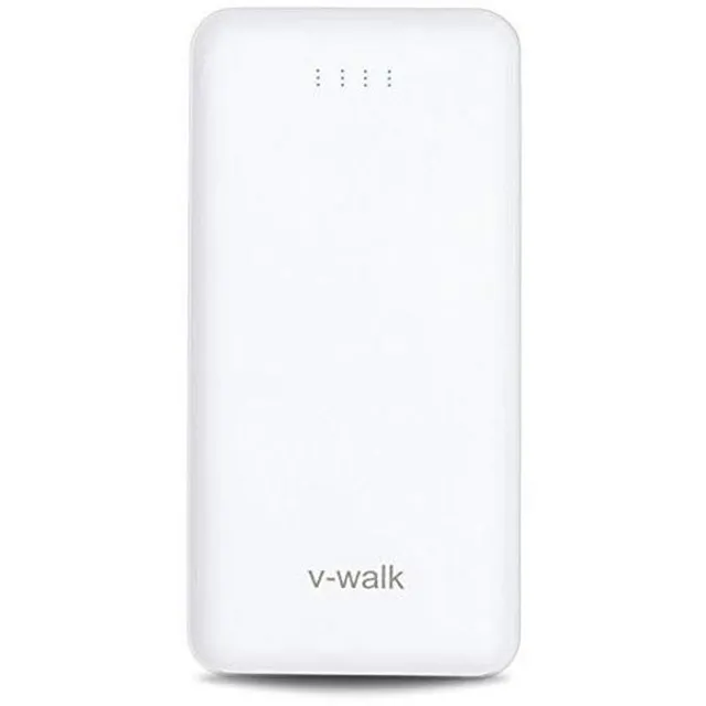 Vwalk 10000Mah Lithium-Polymer Power Bank (White)