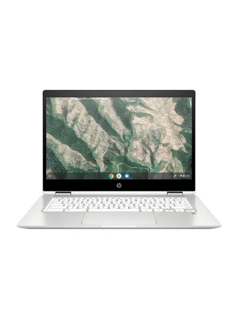 Chromebook 2-In-1 Laptop With 14-Inch Display, Celeron N4000 Processer/4Gb Ram/32Gb Emmc/Intel Uhd Graphics 600 Ceramic White