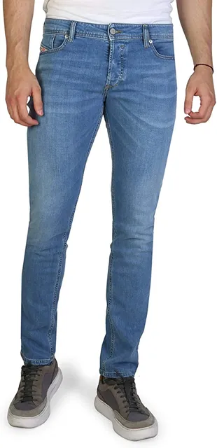 Diesel Sleenker Ultra Soft Men'S Blue Jeans L32 00S7Vg