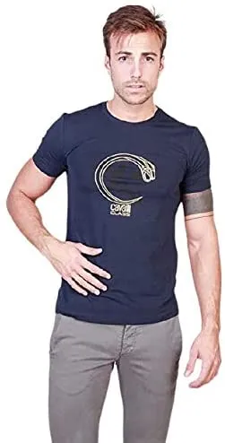 Cavalli Class Blue T-Shirt For Men