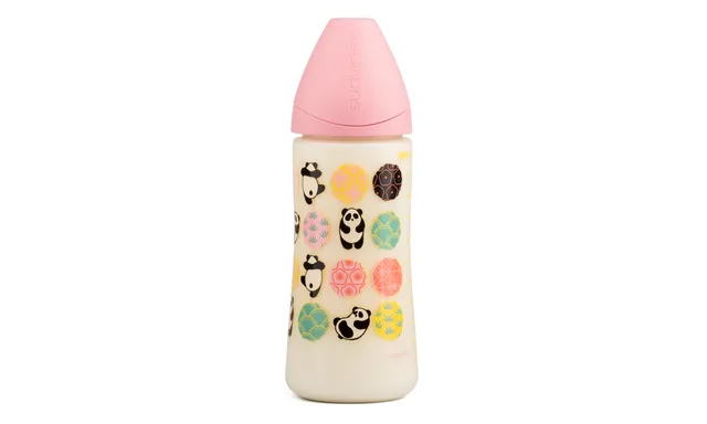 Suavinex Feeding Bottle 360 S T2L Pink Panda L1