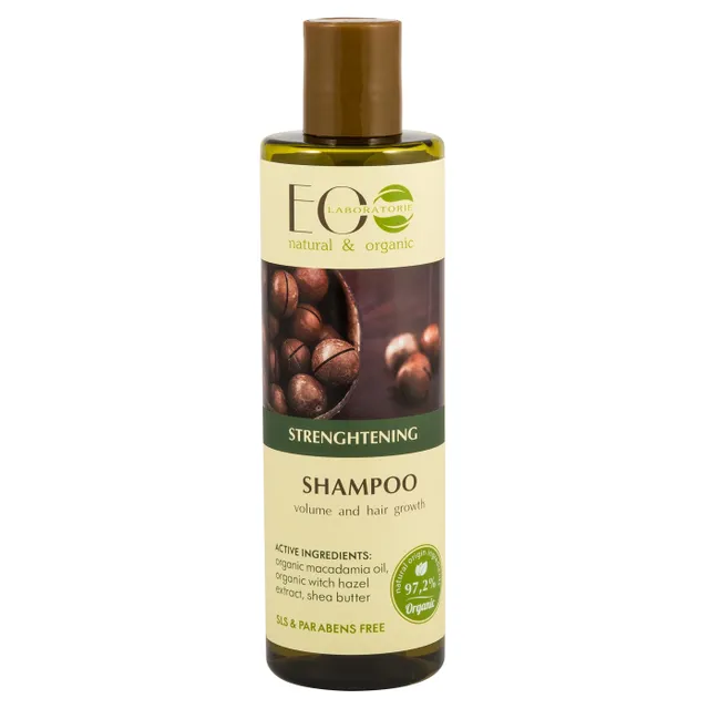 Eo Laboratorie Organic Strengthening Shampoo, Macadamia Oil, 250ml